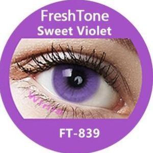 Sweet Violet soft color lens